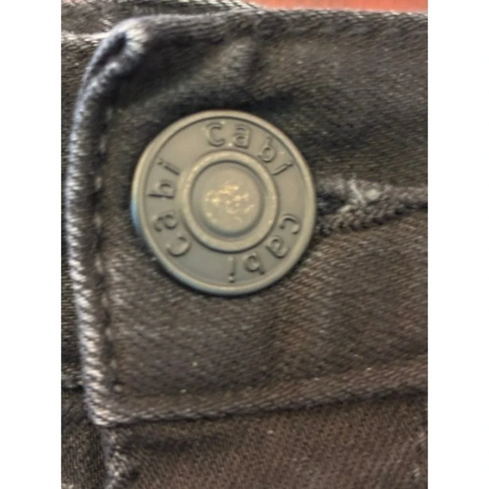Cabi 5th Avenue Jeans Womens Size 6‎ Black Excellent Boot Stretch 4326R